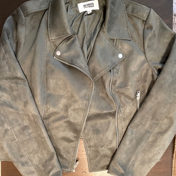 BB Dakota by Steve Madden Jackets & Blazers - Faux suede motorcycle jacket.